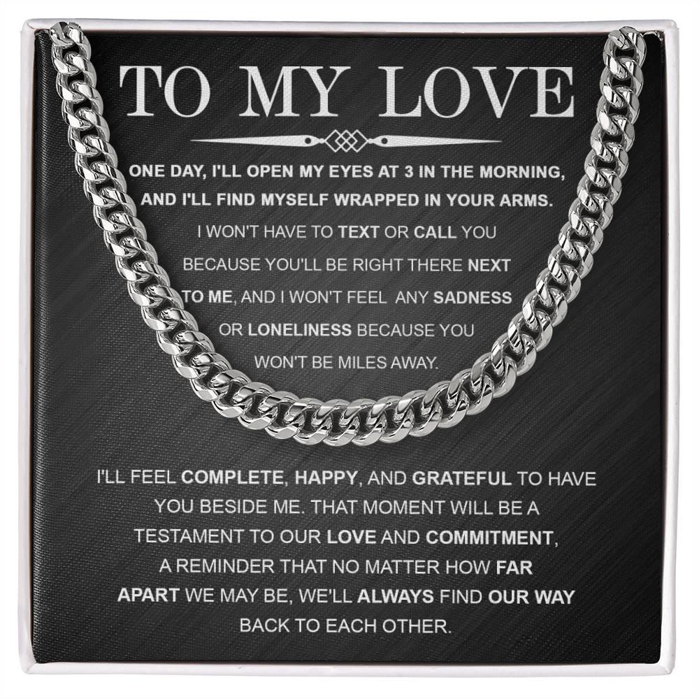 'Wrapped In Your Arms' Cuban Link Chain - Real Rad Boutique