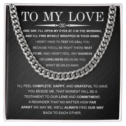 'Wrapped In Your Arms' Cuban Link Chain - Real Rad Boutique